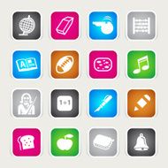 Multicolor Icons - School