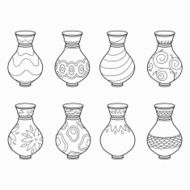 Coloring book (vases)