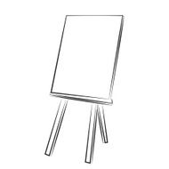 Easel painting