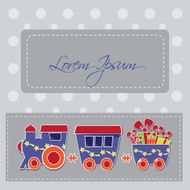 locomotive with gift boxes N5