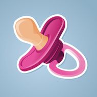 baby&#039;s dummy sticker