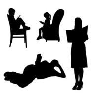 Vector Silhouette Of People N52