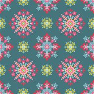 Vintage Floral Background - seamless pattern N5