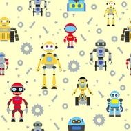 Seamless robots pattern N5