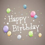 Vector Birthday Card N5