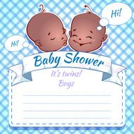 Twins Baby Shower - boys N2