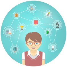 Genius Boy Interests Conceptual Infographics N2