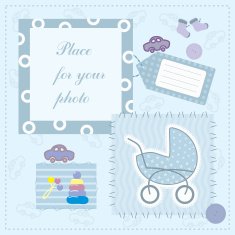 frame for baby's photo N2