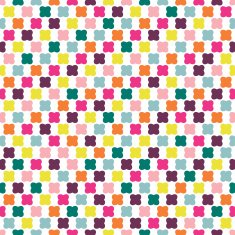 Color seamless repeat pattern on white background N2