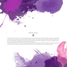 Vector watercolor template N92
