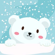 Close up Polar Bear
