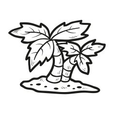 Coloring book (palms) N2