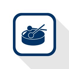 drum flat icon