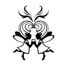 two simmetric fairies