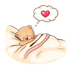 Teddy Bear sleeps