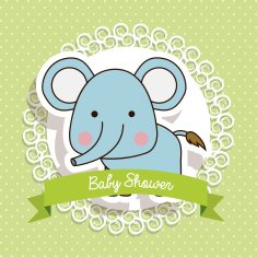 Baby shower design N341