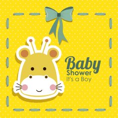 Baby shower design N354