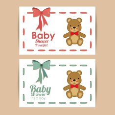 Baby shower design N357