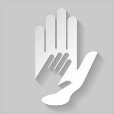 Paper helping hand N4