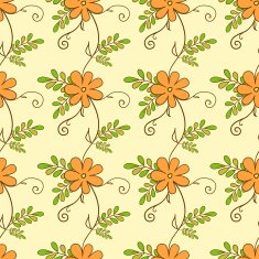 Floral seamless pattern Flowers background N4