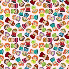 cartoon beautiful princess seamless pattern