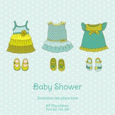 Baby Shower Card with Snail