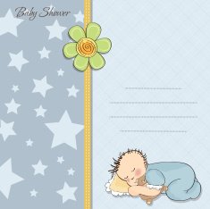baby shower card w