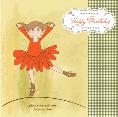 Birthday greeting card N28