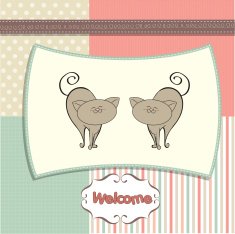 delicate baby boy shower card N5