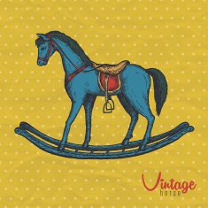 vintage horse toy N2