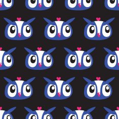 Owl seamless background N2