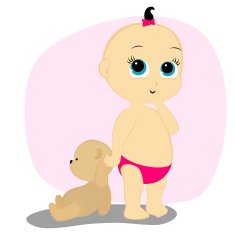 Little girl with a bear N2