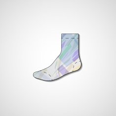 Abstract illustration on sock N136