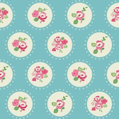 Seamless Vintage Flower Background N3
