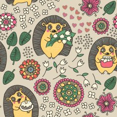 Cute hedgehogs