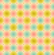 Vintage seamless pattern with circles