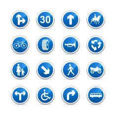 Color Icons - Road Signs