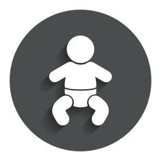 Baby infant sign icon Toddler boy symbol N47