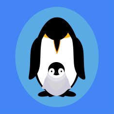 Flat penguin family
