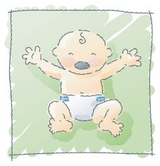 scribbles baby crying