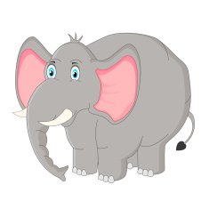 Cartoon Elephant N30