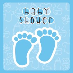 Baby shower design N363