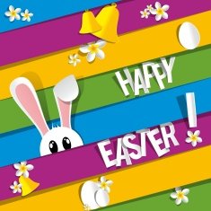 happy easter greeting card N22
