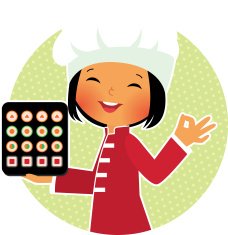 Cartoon Sushi Chef N4