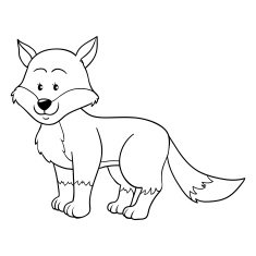 Coloring book (fox) N2