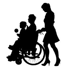 Vector silhouette of family N373