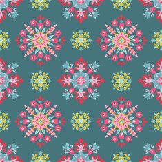 Vintage Floral Background - seamless pattern N5