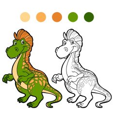 Coloring book (dinosaur) N3