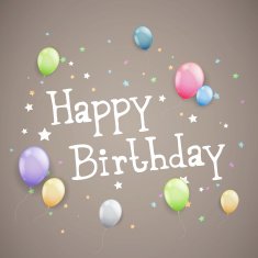 Vector Birthday Card N5