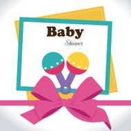 Baby shower design N375